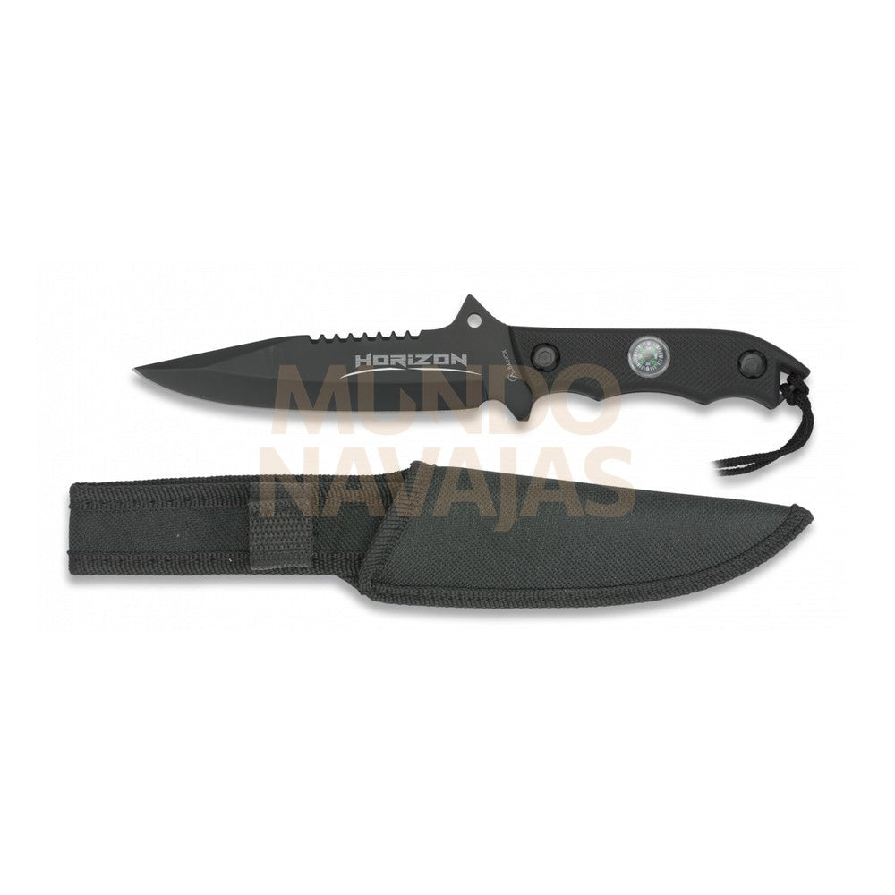 Cuchillo Albainox horizon. negro. h:13.2