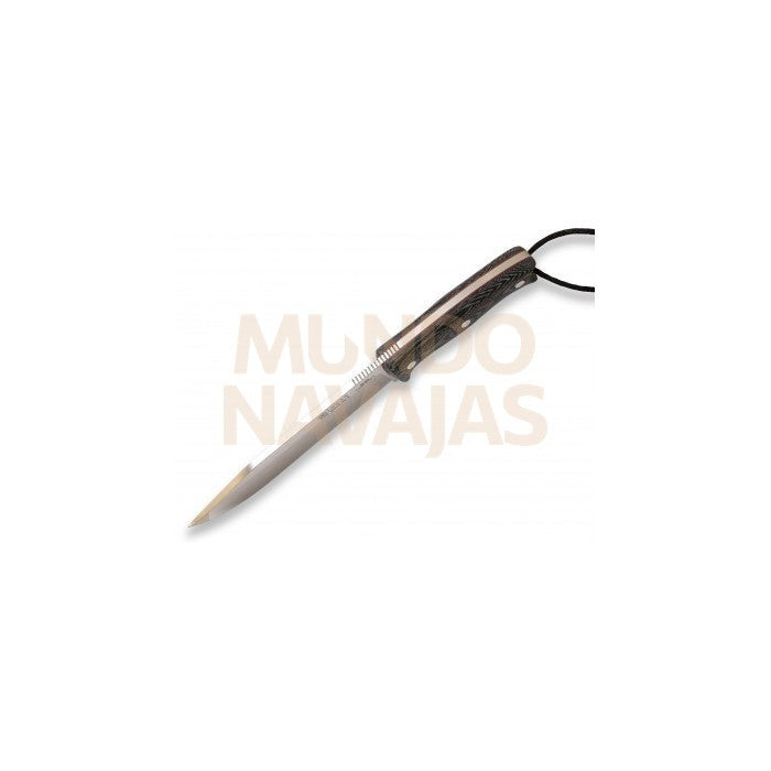 Cuchillo bush camp knife puño micarta canvas hoja 20 cm