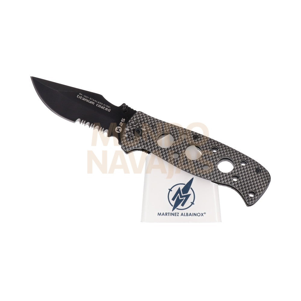 Navaja Tactica K25 Puño Carbon Design,
