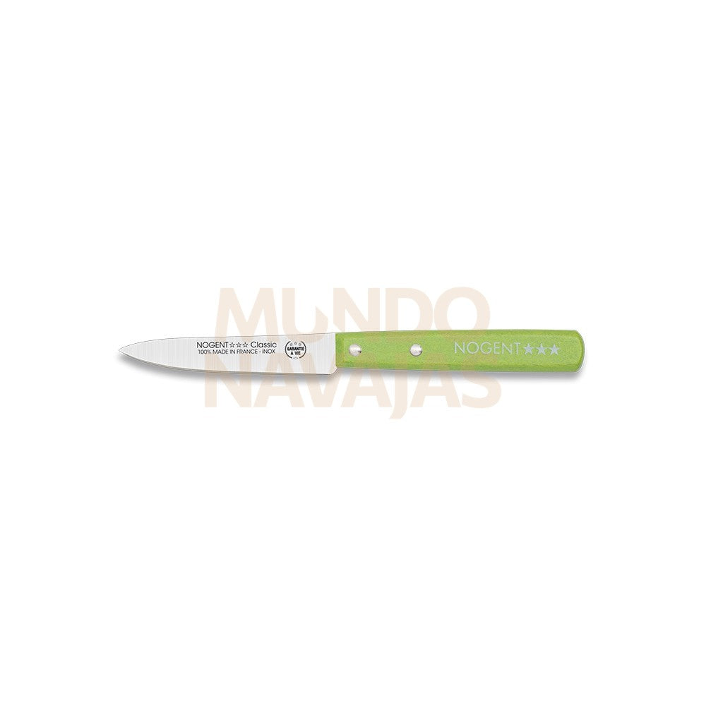 Cuchillo Patatero Nogent Madera Verde