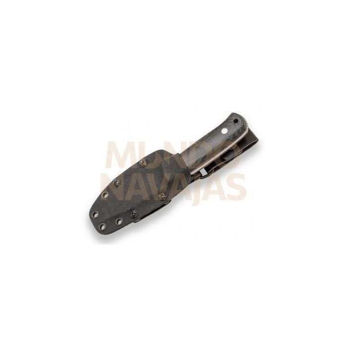 Cuchillo Joker Erizo TS2 puño canvas negro hoja 9,5 cm funda kydex