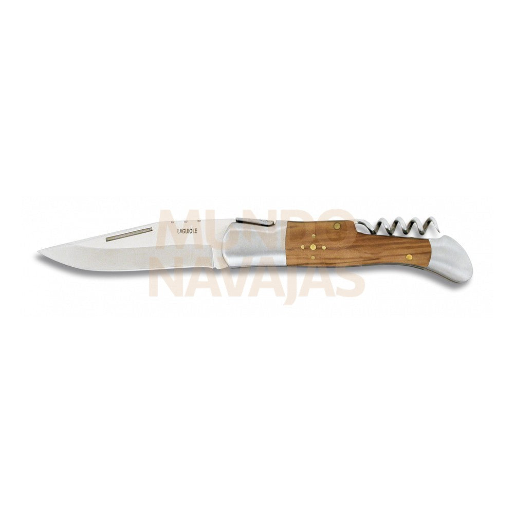 Navaja Laguiole Mikarta Natural Sacacorchos.10