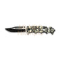 Navaja Skull Albainox Blanca