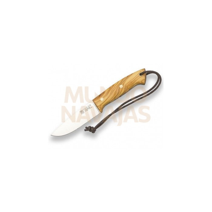 Cuchillo bushcraft Joker Ranger puño olivo hoja plana 11 cm
