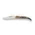 Navaja clasica con puño de zamak decorado y hoja 8 cm
