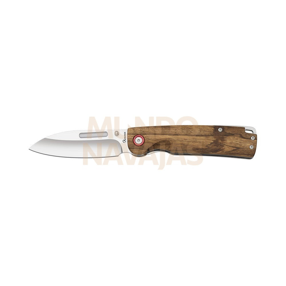 Navaja Albainox Madera Zebra H 8,9 cm