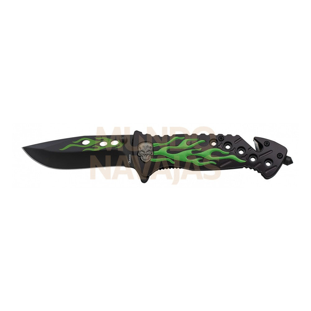 Navaja Albainox Aluminio Verde Sin Sier