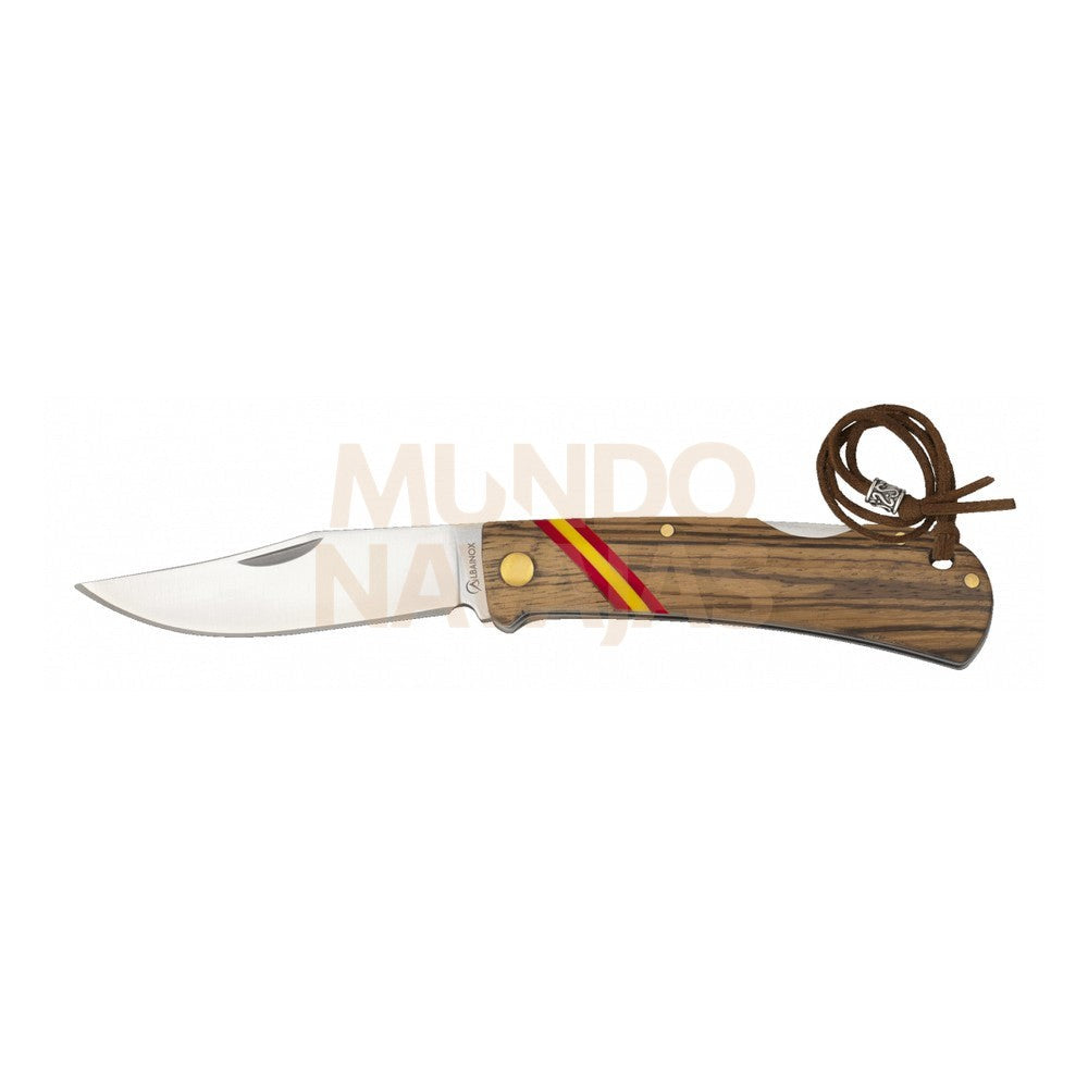 Navaja Albainox Madera Zebra, Bander