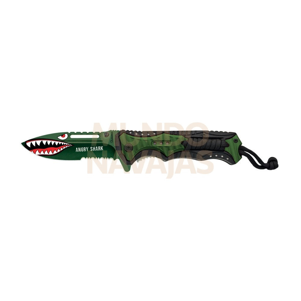 Navaja Albainox angry shark. hoja: 9.5cm