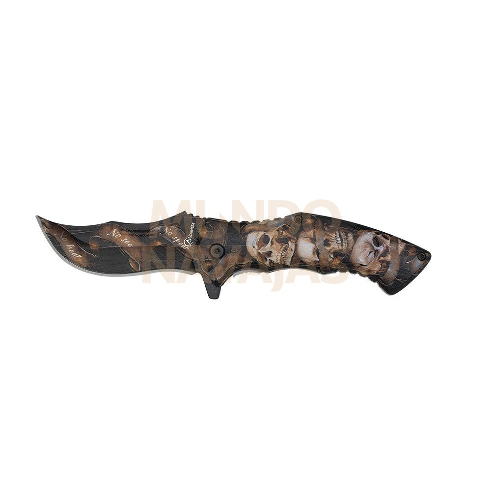Navaja Albainox 3d Calaveras Sabias Hoj
