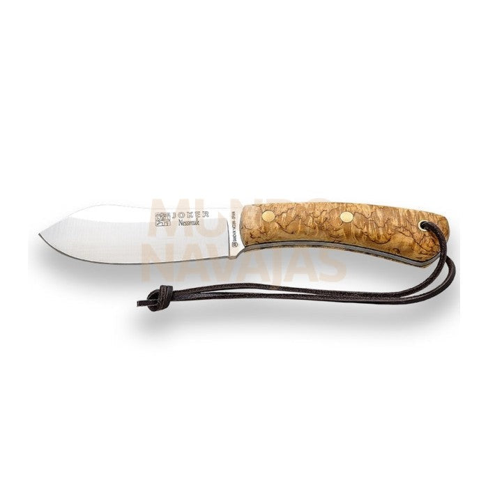 Cuchillo bushcraft Joker Nessmuk , mango de abedul