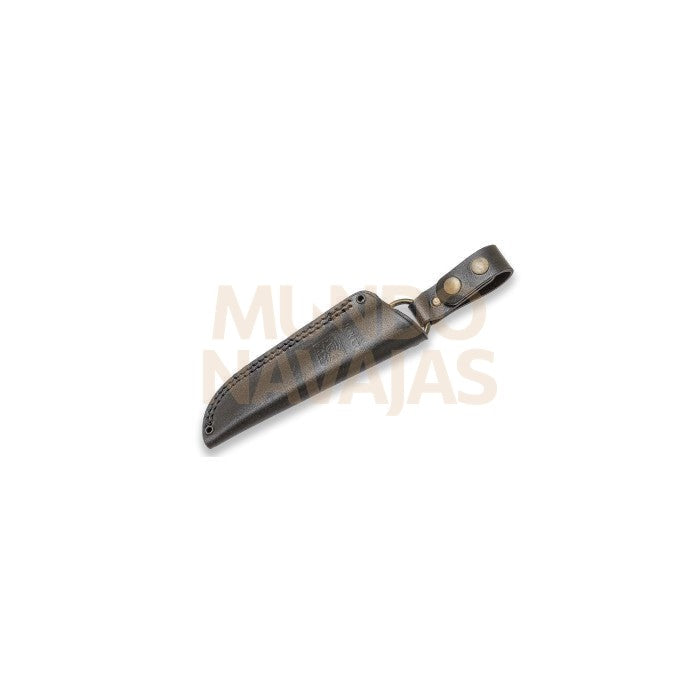 Cuchillo bushcraft Joker Ranger puño micarta canvas hoja plana 11 cm