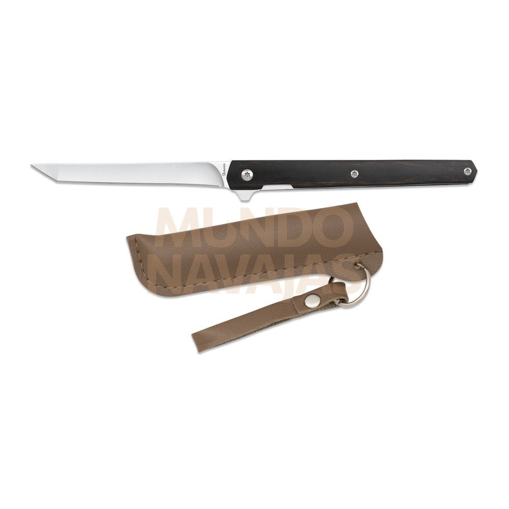 N Albainox Madera Negra Rodamientos