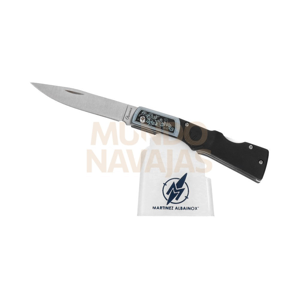 Navaja Albainox rifle negra. hoja: 8.5