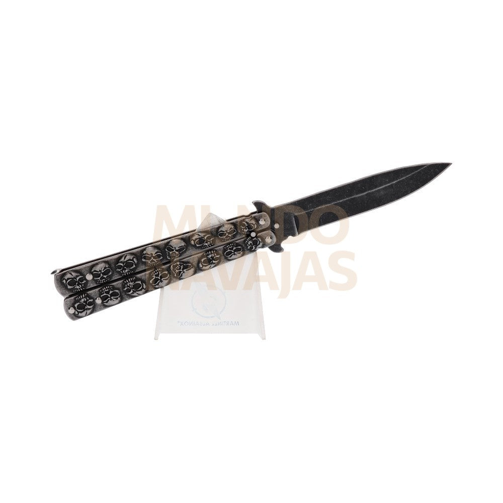 Abanico Albainox Skull Acabado Stone