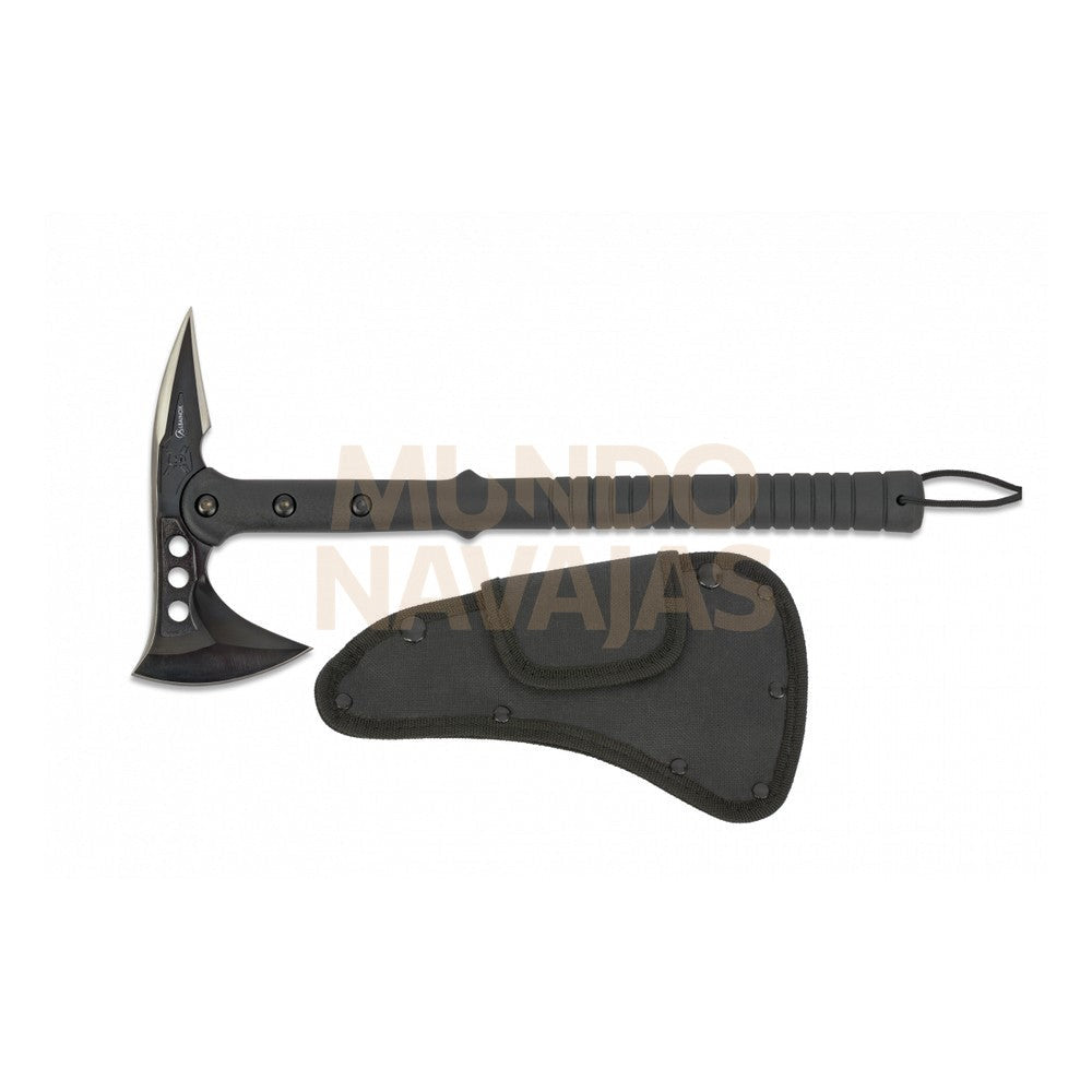 Hacha Fibra Negra Albainox, Con Funda