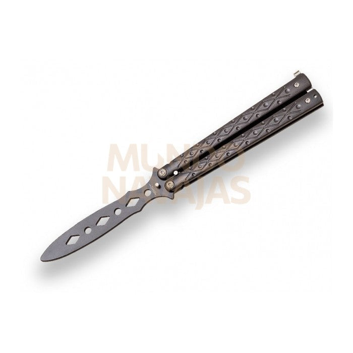 Abanico de entrenamiento JKR776 sin filo, mango acero inox