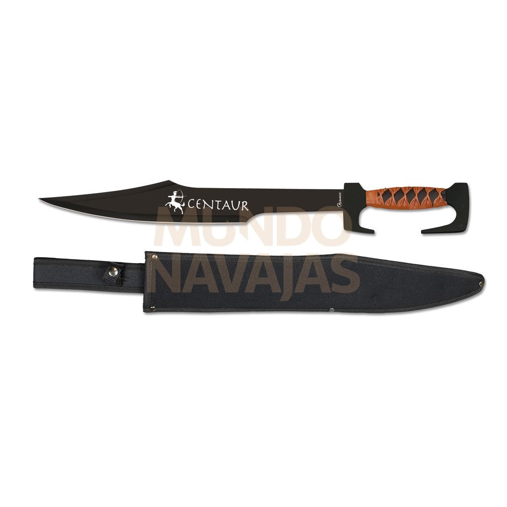 Machete Albainox Negro Encordado Polipie