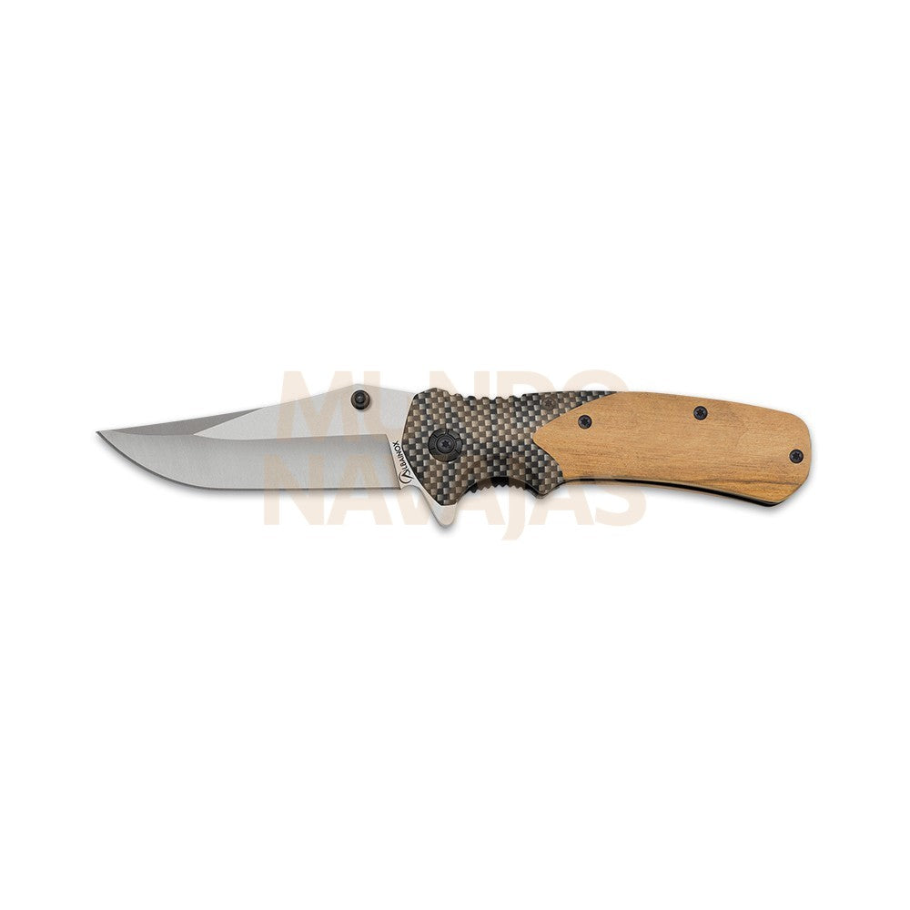 Navaja Albainox Madera, Virola 3d