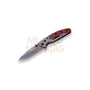 Navaja deportiva JKR 669 apertura manual hoja acero inox 8,5 cm y puño madera y aluminio