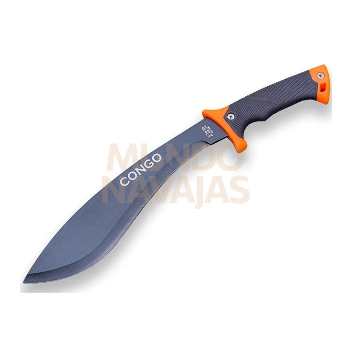 Machete JKR congo mango de goma y ABS hoja de 30,5 cm acero inox
