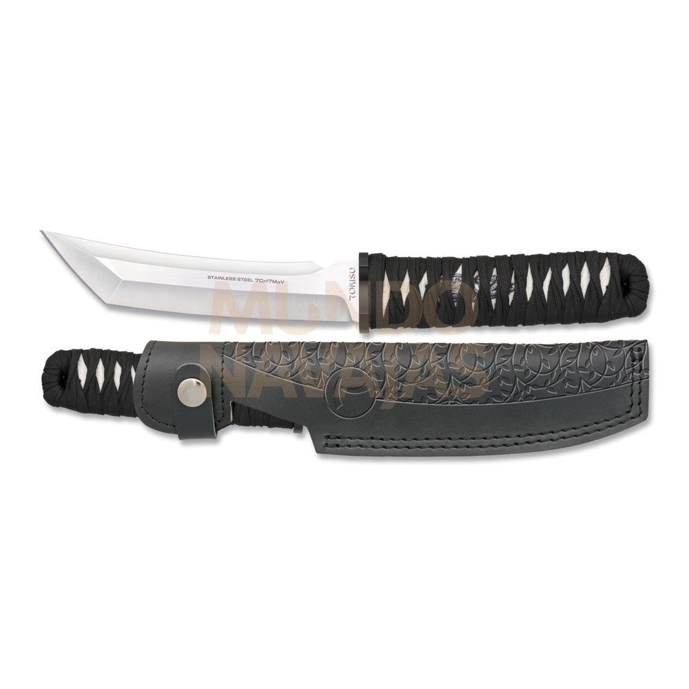 Cuchillo Tokisu Con Funda De Piel 15.3