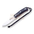 Cuchillo bushcraft y supervivencia Joker Bushcrafter en micarta negra.