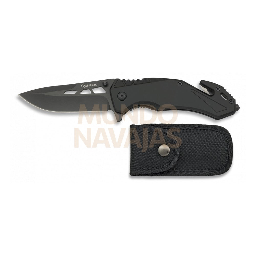 Navaja Albainox Seguridad Negra 8.5