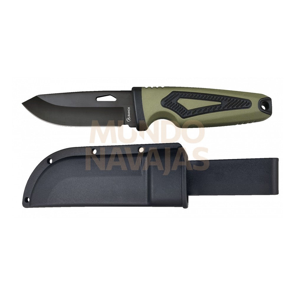 Cuchillo Albainox Doble Inyección Verde