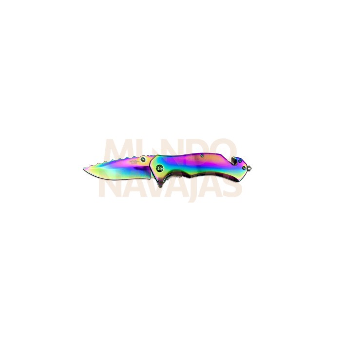 Navaja tactica rainbow hoja 8,5 cm