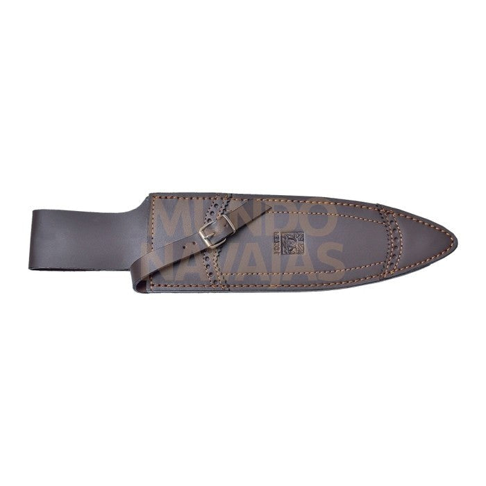 Cuchillo de remate Joker Verraco con puño de ciervo y hoja de doble filo de 26 cm....