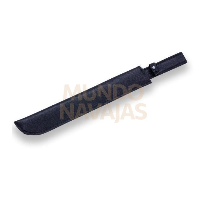 Machete 'brasileiro' JKR, con mango de goma y hoja de 46 cm. incluye funda de nylon