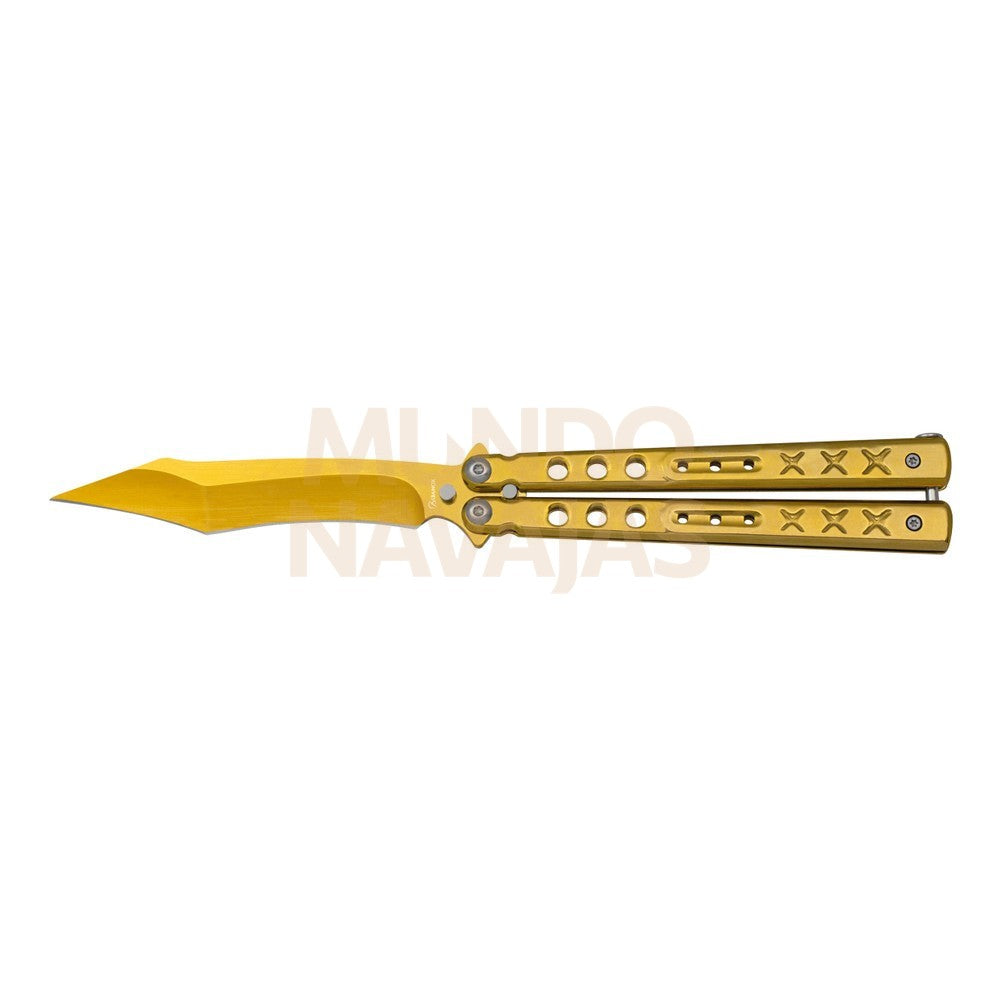 Abanico Albainox Titanio Oro Hoja 10.7