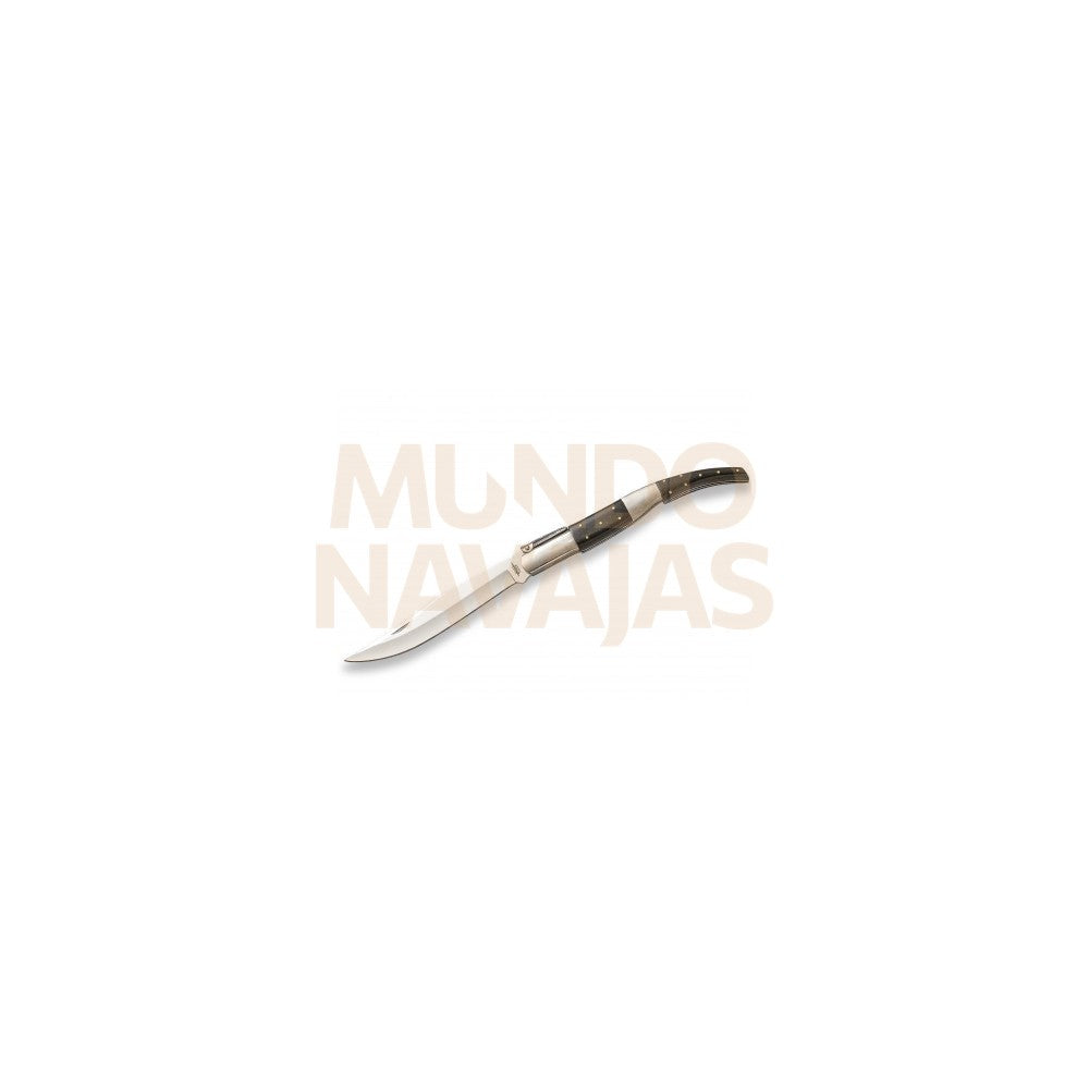 Navaja arabe puño madera negra hoja 17 cm