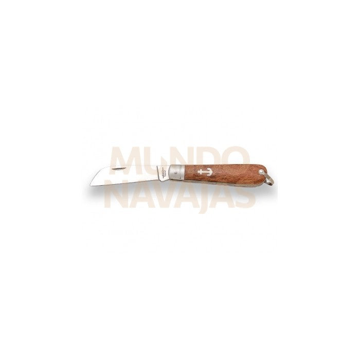 Navaja marinera JKR791 mango madera hoja 8 cm