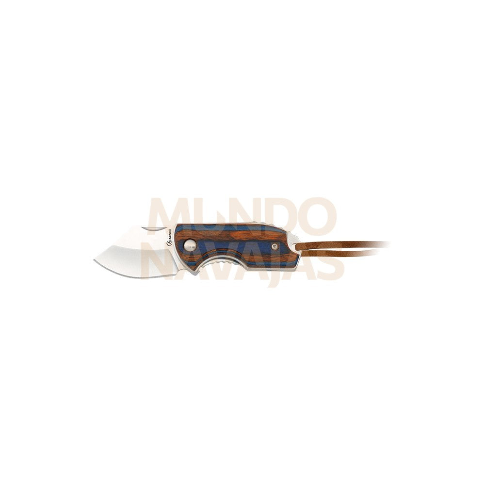 Navaja mini con bloqueo roja/azul. hoja: