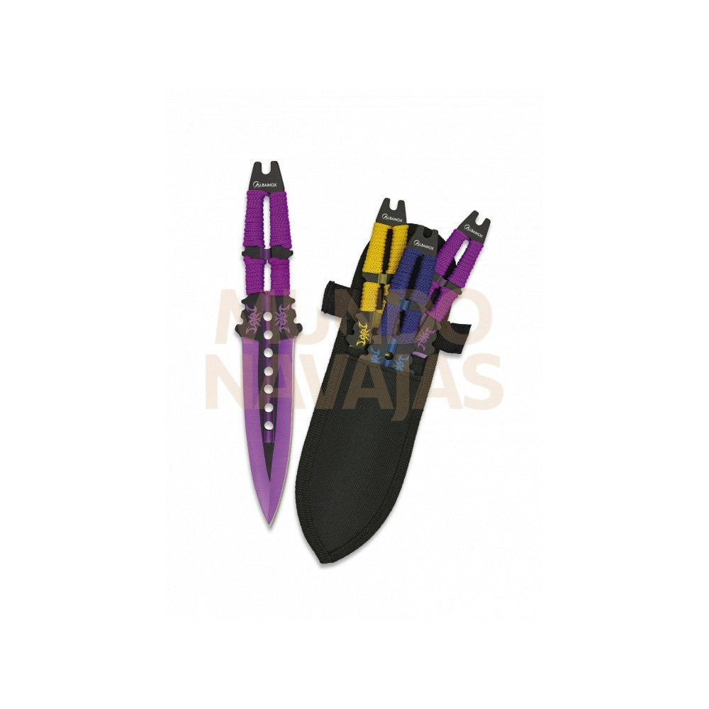 Set 3 Pcs Lanzadores Albainox. 18,9 cm