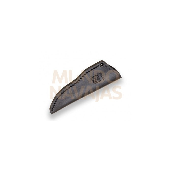 Cuchillo bushcraft Joker Pantera mango jute micarta negro