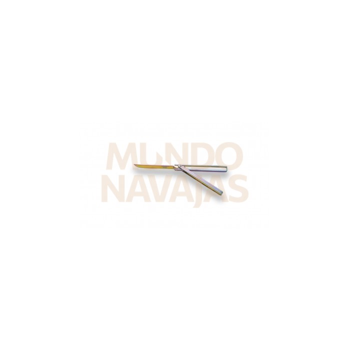 Navaja ciclón doble mango hoja 8,5 cm con funda