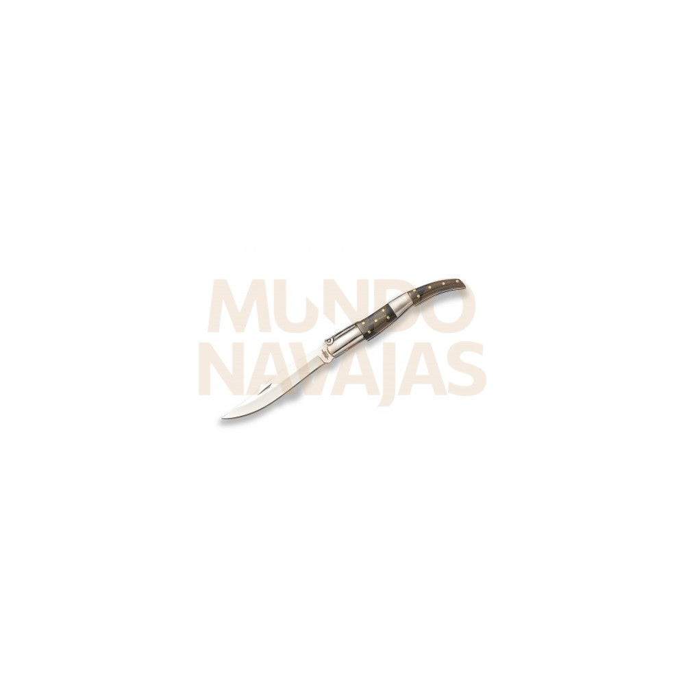 Navaja arabe puño madera negra hoja 9,8 cm