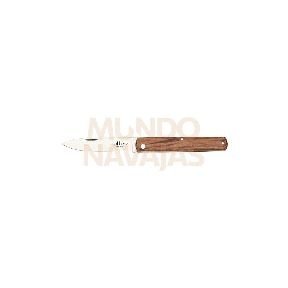 Navaja Palles Recta Nº0 Madera Carbono