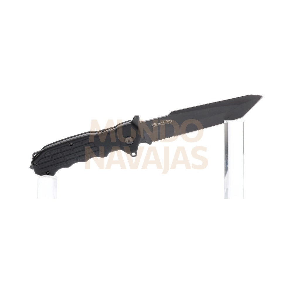 Cuchillo K25 Predator Negro Funda.14