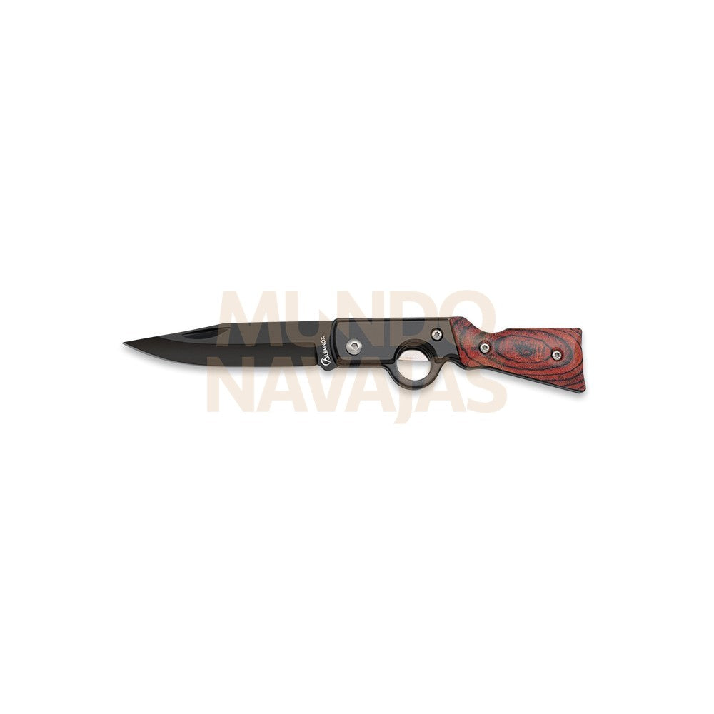 Navaja Escopeta Hoja Negra 7,4 cm