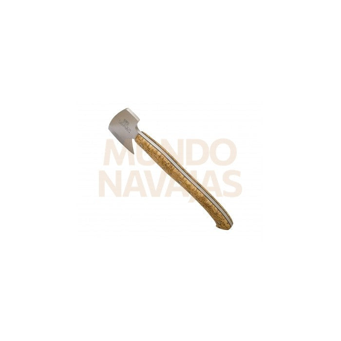 Hacha nature puño abedul ancho pala 7.5 cm largo total 30 cm