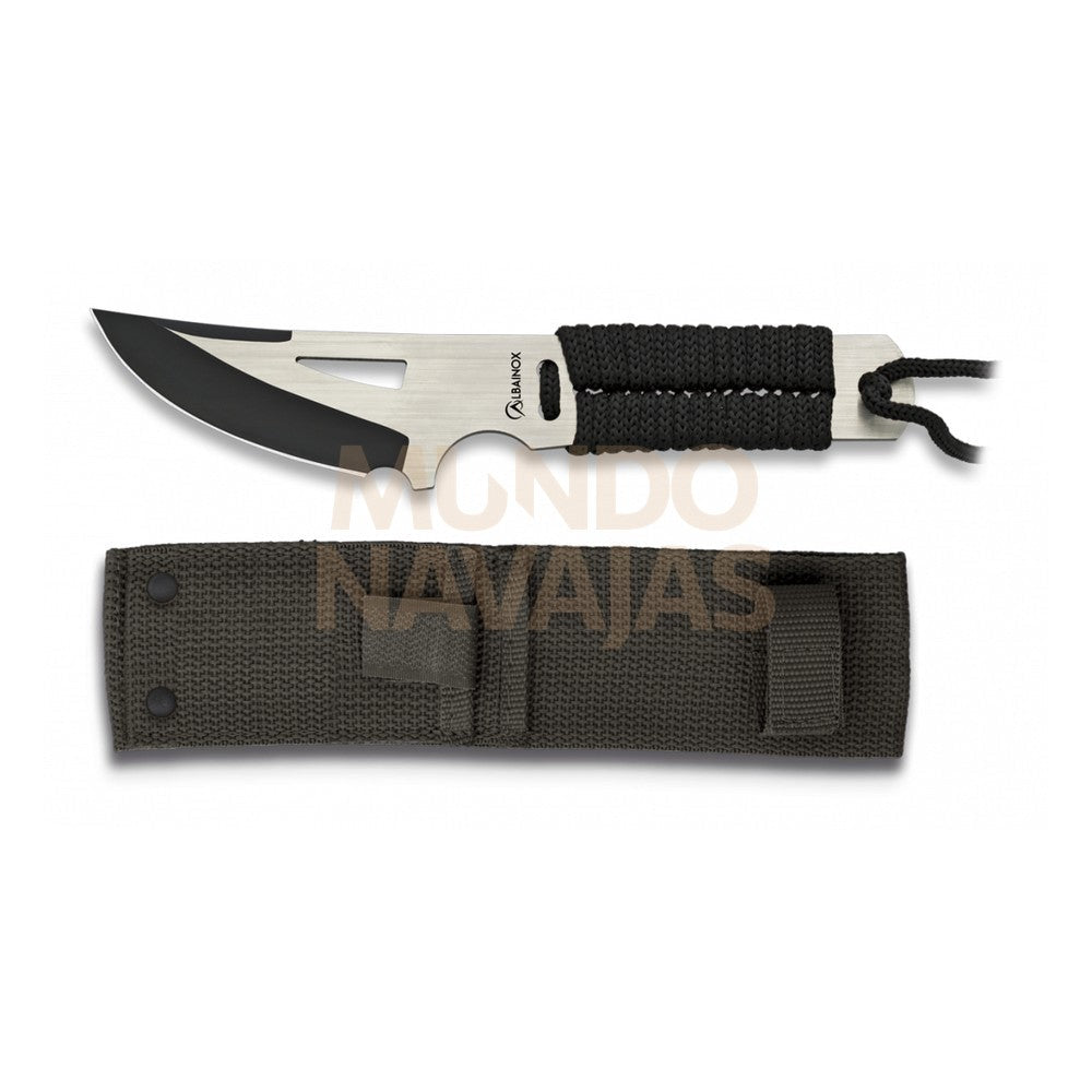 Cuchillo Albainox Negro/satin Total 19