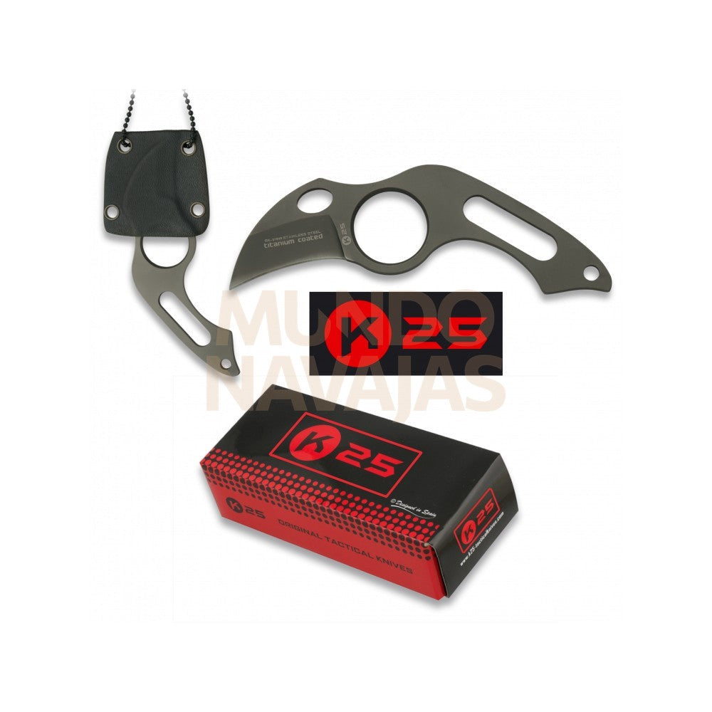 Cuchillo K25 T Coated Kydex 3,9 cm