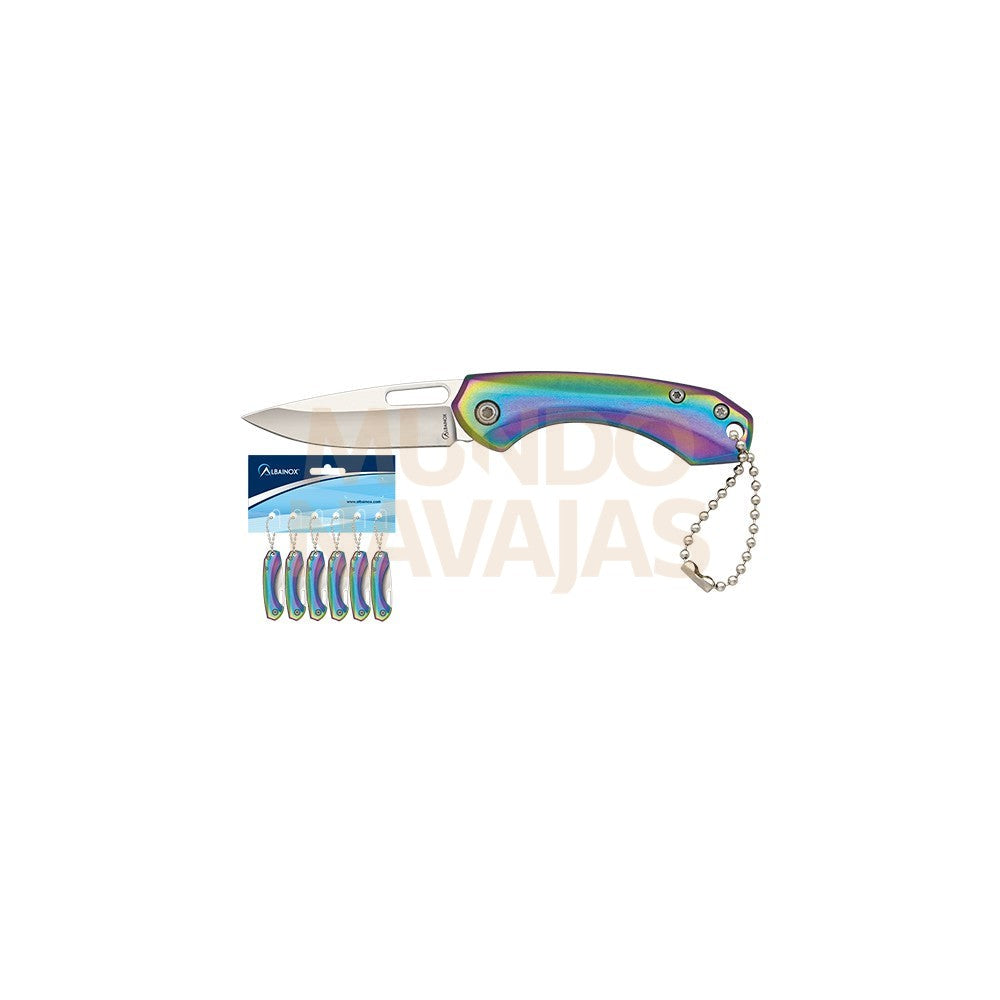 Navaja Albainox Acero Colorful Set 6 Pz