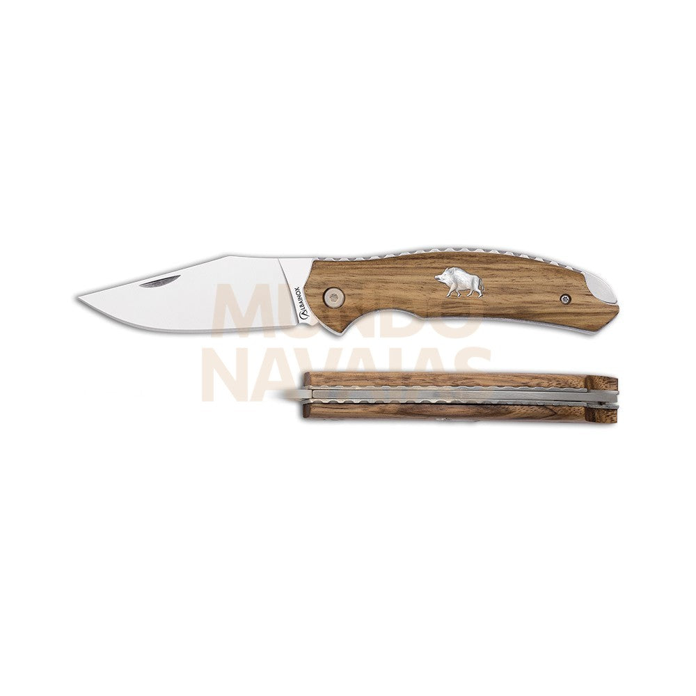 Navaja Albainox / Bloqueo Madera Jabal