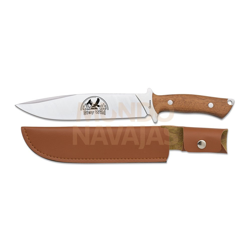 Cuchillo Puño Madera Natural
