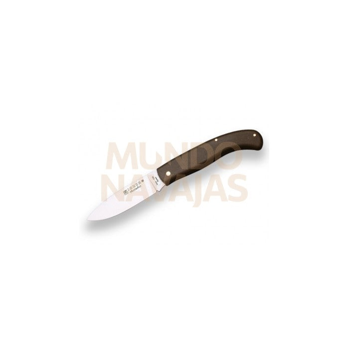 Navaja deportiva de bolsillo con cachas de fibra verde y hoja inox de 9 cm